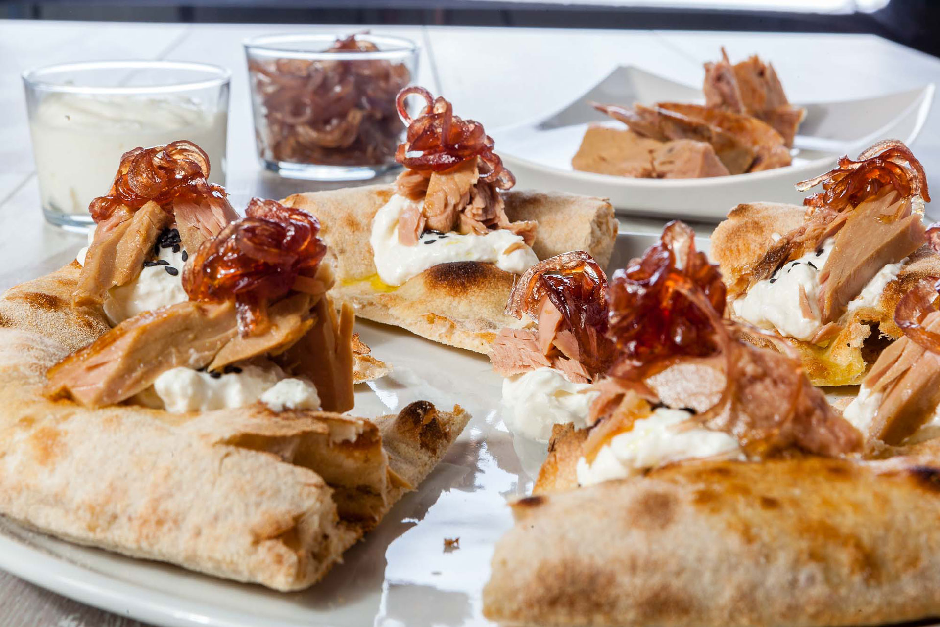 cipolla caramellata e tonno